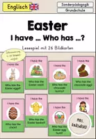 Vorschau - Spiele - Easter Ostern Lesespiel I have who has... differenziert - Englisch - Deckblatt