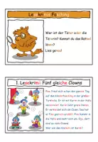 Vorschau - Aufgabenkarten - Lesekrimis Fasching/Karneval/Fastnacht - Lesemotivation - Genaues Lesen fördern - Seite 2