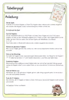 Vorschau - Spiele - Tabellenjagd 4 - Einmaleins-Rätsel für die Grundschule - Seite 1