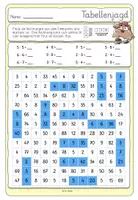 Vorschau - Spiele - Tabellenjagd 4 - Einmaleins-Rätsel für die Grundschule - Seite 3