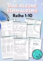 Vorschau - Arbeitsblätter - Das kleine Einmaleins: Arbeitsblätter, einzelne Reihen, Wiederholungen - Seite 1