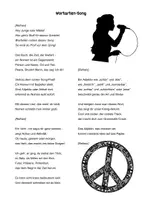 Vorschau - Arbeitsblätter - Wortarten-Song zu Nomen, Verben und Adjektiven - Seite 1