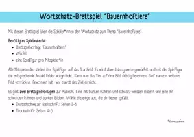 Vorschau - Spiele - Wortschatz - Brettspiel Bauernhof - Seite 2