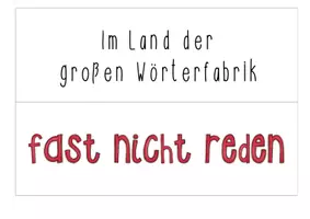 Vorschau - Aufgabenkarten - Wortkarten zum Buch "Die große Wörterfabrik" - Seite 1