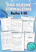 Vorschau - Arbeitsblätter - Das kleine Einmaleins: Arbeitsblätter, einzelne Reihen, Wiederholungen - Deckblatt