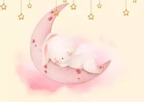 Aperçu - Autre type de ressources - Kamishibai " J'ai rêvé que je faisais un câlin à la lune " - Page 1