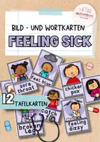 Vorschau - Poster - At the doctors | Feeling sick | Tafelkarten - Deckblatt