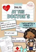 Vorschau - Arbeitsblätter - At the doctors | Dialog Tafelkarten | Merkblatt - Deckblatt