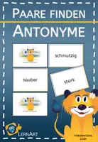 Vorschau - Spiele - Paare finden: Leseförderung mit Antonymen - Deckblatt
