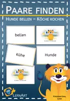 Vorschau - Spiele - Paare finden: Leseförderung und Wortschatztraining mit Verben - Deckblatt