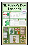 Vista previa - Hojas de trabajo - St. Patrick's Day - Lapbook (Ireland) - Portada