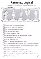 Vorschau - Arbeitsblätter - Materialpaket Logicals (Superhelden, süße Tiere, Karneval/Fasching und Hunde) - Seite 3
