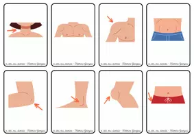 Προεπισκόπηση - Flashcards - Κάρτες ανάπτυξης λεξιλογίου με θέμα τα Μέρη του σώματος - Σελίδα 3