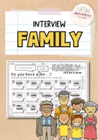 Vorschau - Arbeitsblätter - family | Interview | Wortschatz - Deckblatt