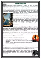 Vorschau - Arbeitsblätter - Yosemite National Park Reading and Mediation - Seite 1