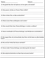 Vorschau - Arbeitsblätter - Film: "Peter Hase (2018)" Fragen + Aktivitäten Rätsel mit Lösungen - Seite 3