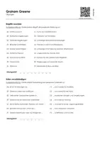 Vorschau - Arbeitsblätter - Graham Greene (Infotext und Übungen) - Seite 1