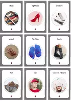 Vista previa - Unidades / Secuencias / Situaciones de Aprendizaje - Clothing & Accessories – Vocabulary Pack + Activities + Flashcards - página 1