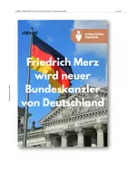 Vorschau - Unterrichtsreihen - Friedrich Merz wird Bundeskanzler - Ergebnisse der Bundestagswahl 2025 | #demokratiestärken - Seite 1