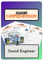 Vorschau - Arbeitsblätter - Reading Comprehension - Sound Engineer + Solutions - Deckblatt