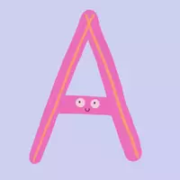 Vorschau - Arbeitsblätter - lustiges Alphabet - kunterbunte Buchstaben mit niedlichen Gesichtern - Deckblatt