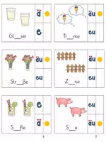 Vorschau - Aufgabenkarten - Klammerkarten Ableiten (ä/e und äu/eu) - Seite 3