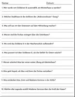 Vorschau - Arbeitsblätter - Film: "Die Häschenschule - Der große Eierklau (2022)" Fragen + Aktivitäten Rätsel mit Lösungen - Seite 1