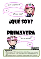 Vista previa - Juegos / Gamificación - QUÉ SOY - PRIMAVERA - Portada