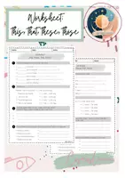 Vorschau - Arbeitsblätter - Worksheet this that these those - Deckblatt