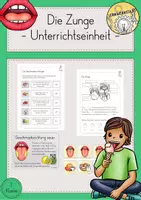 Vorschau - Stundenentwürfe - Zunge Geschmackssinn Schmecken fünf Sinne Unterrichtseinheit - Deckblatt