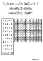 anteprima - Giochi - Tabelline da colorare e da ricomporre - Pagina 3
