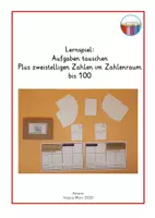 Vorschau - Spiele - Lernspiel: Aufgaben tauschen - Plus im Zahlenraum bis 100 - Deckblatt