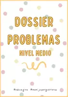 Vista previa - Hojas de trabajo - Tarjetario problemas MEDIO - Portada