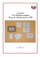 Vorschau - Spiele - Lernspiel: Trio-Nachbaraufgaben - Minus im Zahlenraum bis 100 - Deckblatt