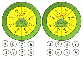 Vorschau - Stationenlernen - Rechenräder KLETT im Zahlenraum 10 (Plus und Minus) - Seite 3