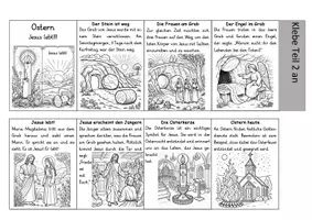 Vorschau - Arbeitsblätter - Ostern Leporello (2-fach differenziert) - Deckblatt