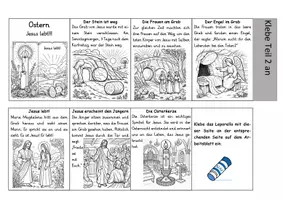 Vorschau - Arbeitsblätter - Ostern Leporello (2-fach differenziert) - Seite 2