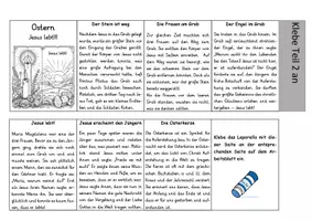 Vorschau - Arbeitsblätter - Ostern Leporello (2-fach differenziert) - Seite 3