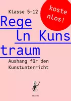 Vorschau - Poster - Aushang - Regeln im Kunstraum - Kunstunterricht - Deckblatt