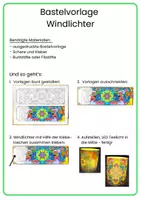 Vorschau - Mal- und Bastelvorlagen - Windlichter basteln zu Ostern – 4 Ausmalvorlagen (Tischlichter / Bastelvorlage) - Seite 2