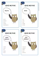 anteprima - Giochi - Brown Owl's GIVE ME FIVE game cards - Pagina 3