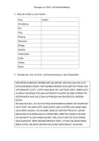 Vorschau - Arbeitsblätter - Übung Groß- und Kleinschreibung (+Lösungen) - Seite 1