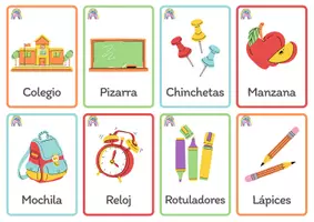 Vista previa - Tarjetas / Manipulativos - TARJETAS DE VOCABULARIO - Portada