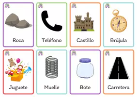 Vista previa - Tarjetas / Manipulativos - TARJETAS DE VOCABULARIO - página 3