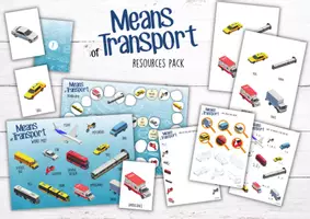 zapowiedź - MEANS OF TRANSPORT RESOURCES PACK – ZESTAW MATERIAŁÓW DO DRUKU - strona 1