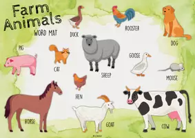 zapowiedź - FARM ANIMALS – ZESTAW MATERIAŁÓW DO DRUKU - strona 2