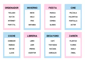 Vista previa - Tarjetas / Manipulativos - Sin Decirlo - EducaMente.Madrid - página 1