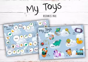 zapowiedź - MY TOYS RESOURCES PACK – ZESTAW MATERIAŁÓW DO DRUKU - strona 1
