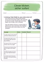 Vorschau - Arbeitsblätter - Medienkompetenz in der Grundschule – Sicher surfen & Cybermobbing verstehen - Seite 2