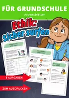 Vorschau - Arbeitsblätter - Medienkompetenz in der Grundschule – Sicher surfen & Cybermobbing verstehen - Deckblatt